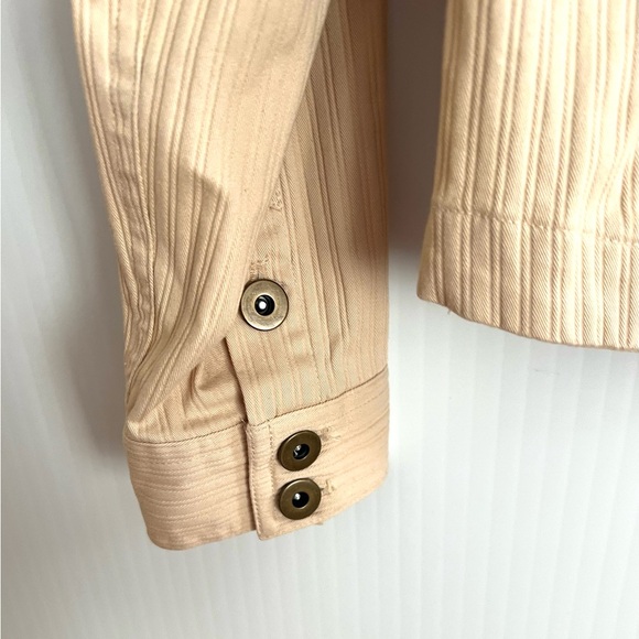 Coldwater Creek Jacket Blazer Women’s Size 10 Beige Button GUC - Picture 4 of 9